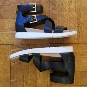 Michael Kors Black Strappy Sandals